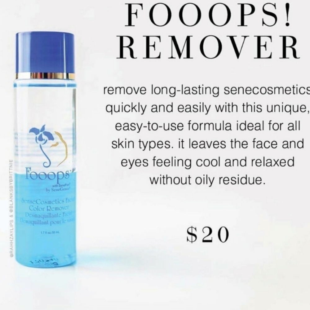 🆕 FOOOPS makeup remover